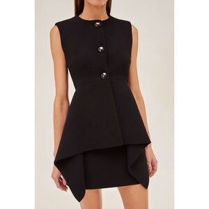 NWOT ALEXIS Mini Sleeveless Black Mckenna Dress